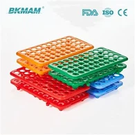 Materiały laboratoryjne 5 ml 10 ml 15 ml Stojak na probówki z silikonową uszczelką